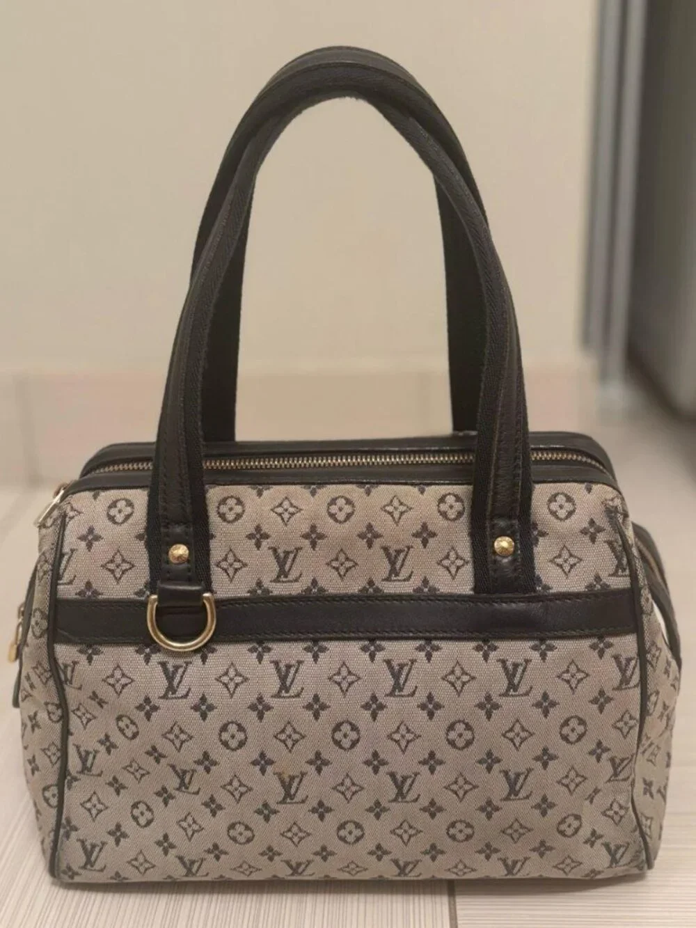 Louis Vuitton Blue Josephine Logo PM Bag